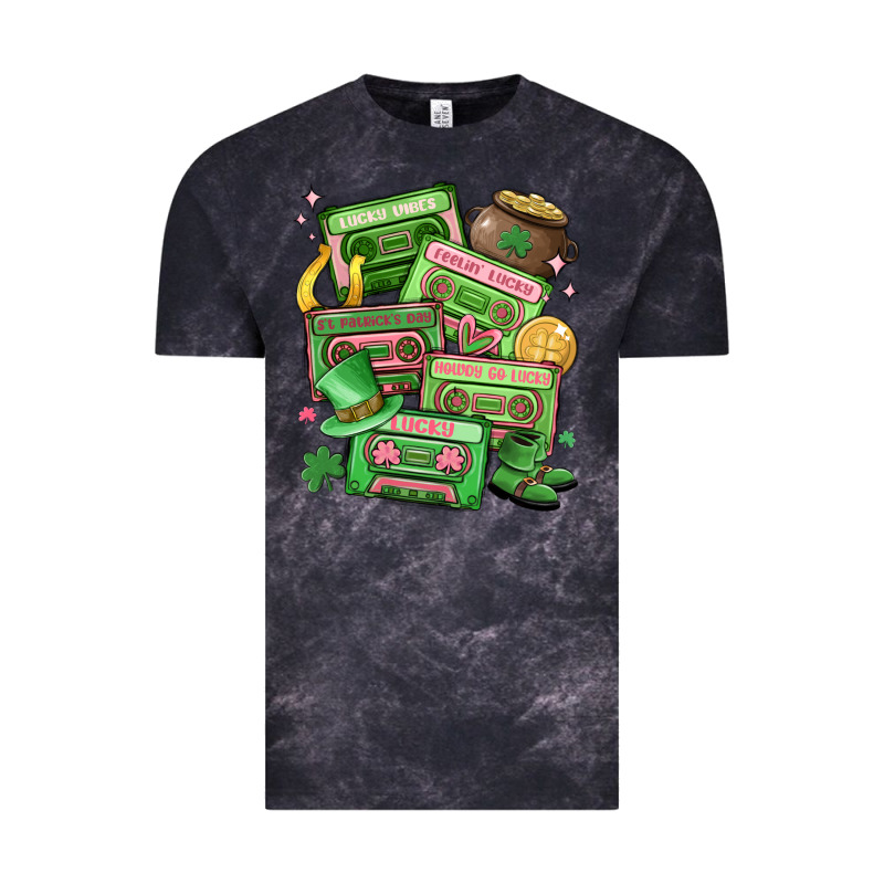 St Patrick's Day Cassette Tapes Vintage Tee by MaliasSmallBusiness | Teevron
