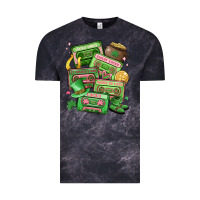Cloud Black st patrick's day cassette tapes Vintage Tee - MaliasSmallBusiness