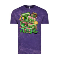 Cloud Purple st patrick's day cassette tapes Vintage Tee - MaliasSmallBusiness
