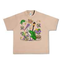 Burro mardi gras pelican Urban Heavy Tee - MaliasSmallBusiness