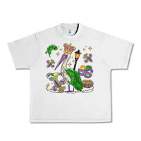 Lunar Rock mardi gras pelican Urban Heavy Tee - MaliasSmallBusiness