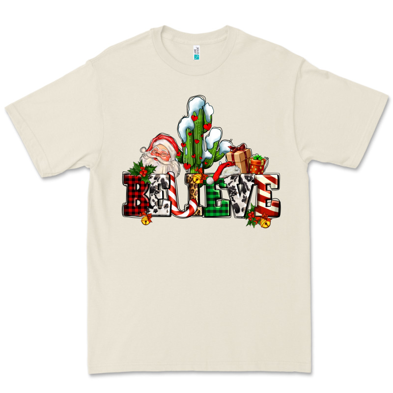 Believe Christmas And Santa Premium Tee by AdoDesignShop | Teevron