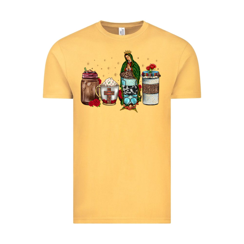 Our Lady Of Guadalupe Coffee Vintage Tee by JahusDesignShop | Teevron