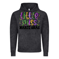Vintage Black little miss mardi gras Vintage Hoodie - MaliasSmallBusiness