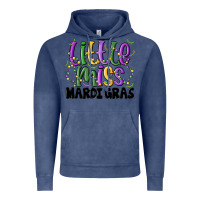 Vintage Denim little miss mardi gras Vintage Hoodie - MaliasSmallBusiness