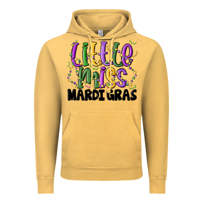 Little Miss Mardi Gras Vintage Hoodie by MaliasSmallBusiness | Teevron