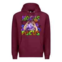 Burgundy hocus pocus Premium Hoodie - CowGirlArtShop