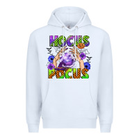 White hocus pocus Premium Hoodie - CowGirlArtShop