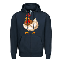 Cute Chicken Zipper Hoodie | Teevron
