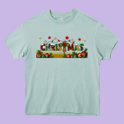 Christmas With Christmas Cross Libbey Glass Heavy Core Tee Designed By Bundleandbundleshop