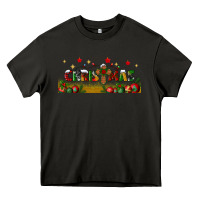 Asphalt christmas with christmas cross libbey glass Heavy Core Tee - BundleAndBundleShop
