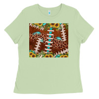 Matcha football leopard gemstone sunflower Ladies Tee - JahusDesignShop