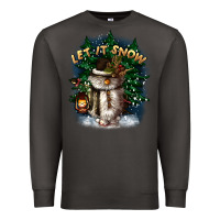 Smoke let it snow Premium Sweatshirt - CowGirlArtShop