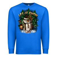 True Royal let it snow Premium Sweatshirt - CowGirlArtShop