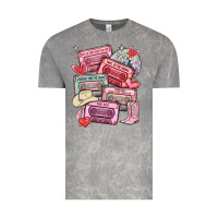 Cloud Rock valentines day cassette tapes Vintage Tee - MaliasSmallBusiness
