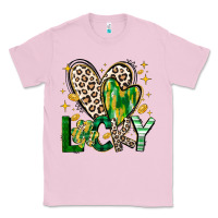 Bubblegum Pink Lucky Saint Patricks Day Classic Tee - CowhideDigitalArt