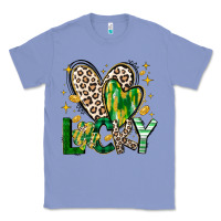 Colony Blue Lucky Saint Patricks Day Classic Tee - CowhideDigitalArt