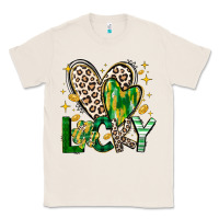 Natural Lucky Saint Patricks Day Classic Tee - CowhideDigitalArt
