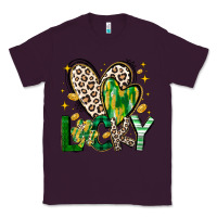Plum Lucky Saint Patricks Day Classic Tee - CowhideDigitalArt