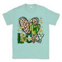 Seafoam Lucky Saint Patricks Day Classic Tee - CowhideDigitalArt
