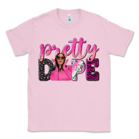 Bubblegum Pink pretty dope afro woman Classic Tee - NancyCooperArtShop