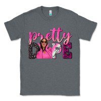 Charcoal Heather pretty dope afro woman Classic Tee - NancyCooperArtShop
