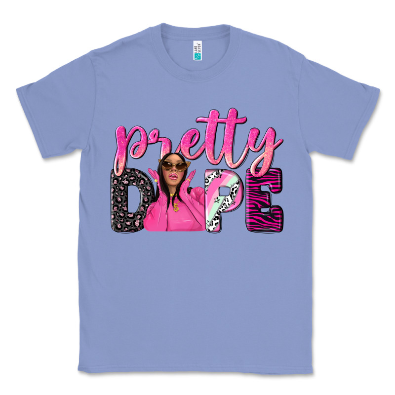 Pretty Dope Afro Woman Classic Tee by NancyCooperArtShop | Teevron