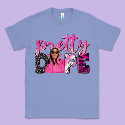 Pretty Dope Afro Woman Classic Tee Designed By Nancycooperartshop