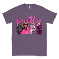 Lavender pretty dope afro woman Classic Tee - NancyCooperArtShop