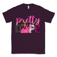 Plum pretty dope afro woman Classic Tee - NancyCooperArtShop