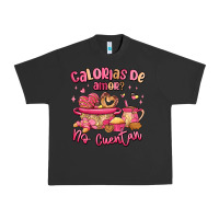 Pigment Black calorias de amor no cuentan mexican valentines day Urban Heavy Tee - MaliasSmallBusiness
