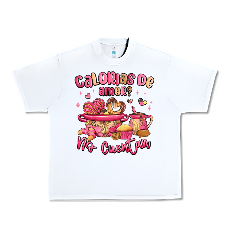 Calorias De Amor No Cuentan Mexican Valentines Day Urban Heavy Tee by MaliasSmallBusiness | Teevron