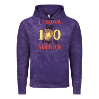 Cloud Purple i struck out 100 days of school Vintage Hoodie - MaliasSmallBusiness