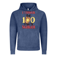 Vintage Denim i struck out 100 days of school Vintage Hoodie - MaliasSmallBusiness