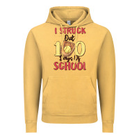 Vintage Mustard i struck out 100 days of school Vintage Hoodie - MaliasSmallBusiness