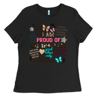 Black i am proud of all that i am Ladies Tee - Artiststas