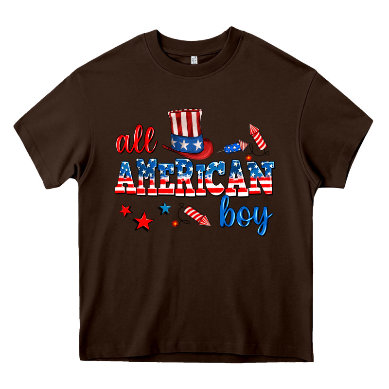 All American Boy Heavy Core Tee by AdoDesignShop | Teevron