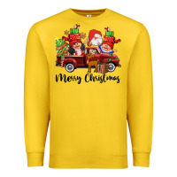 Lemon merry christmas truck gnomies Premium Sweatshirt - CowGirlArtShop