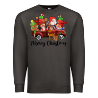 Smoke merry christmas truck gnomies Premium Sweatshirt - CowGirlArtShop