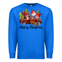 True Royal merry christmas truck gnomies Premium Sweatshirt - CowGirlArtShop