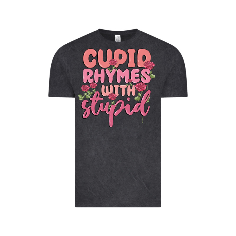 Cupid Rhymes With Stupid Vintage Tee by MaliasSmallBusiness | Teevron