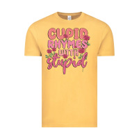 Vintage Mustard cupid rhymes with stupid Vintage Tee - MaliasSmallBusiness