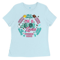 Baby Blue i'm a jesus lovin' Ladies Tee - Artiststas