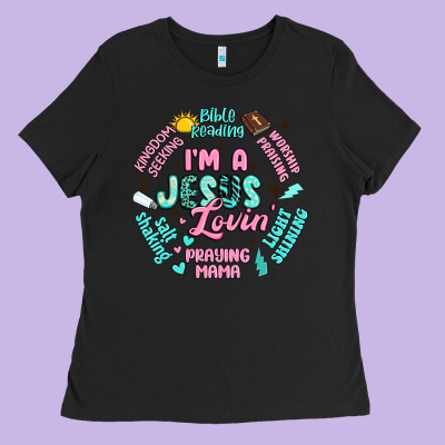I'm A Jesus Lovin' Ladies Tee Designed By Artiststas