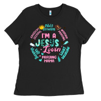 Black i'm a jesus lovin' Ladies Tee - Artiststas