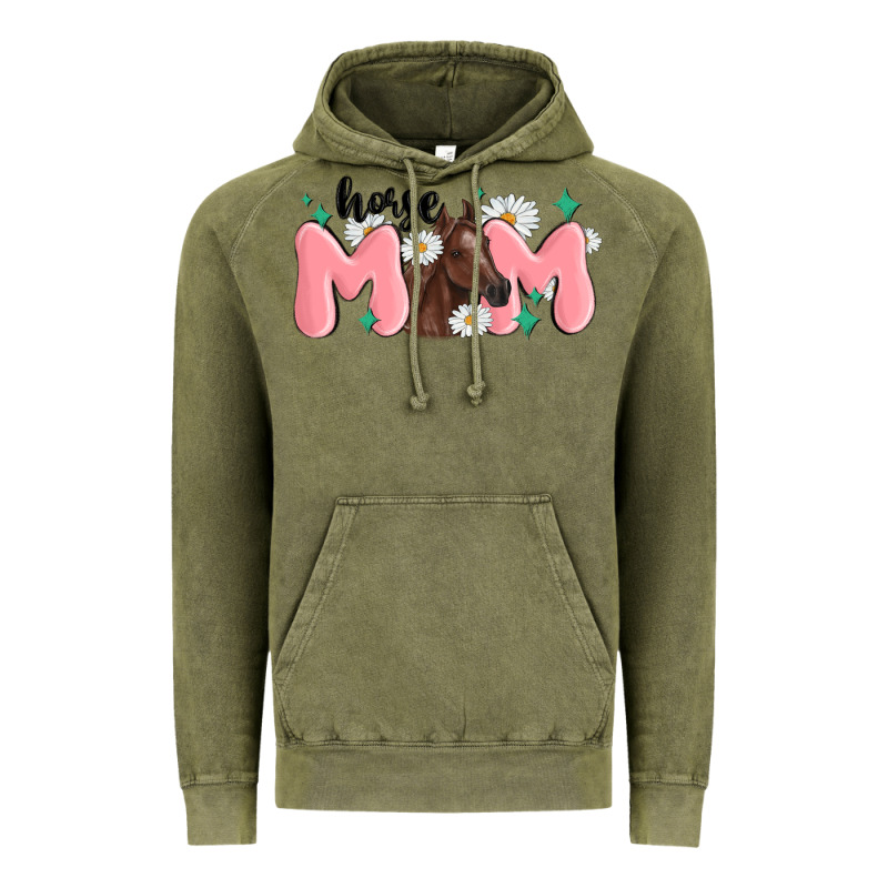Horse Mom Vintage Hoodie by MaliasSmallBusiness | Teevron