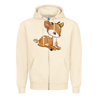 Sandshell gazelle Zipper Hoodie - texasbilliewilder