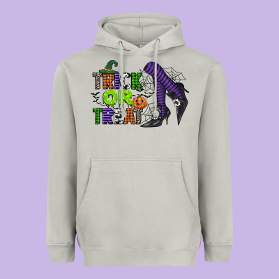 Trick Or Treat Heavyweight Hoodie Designed By Cowgirlartshop