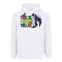 White trick or treat Heavyweight Hoodie - CowGirlArtShop