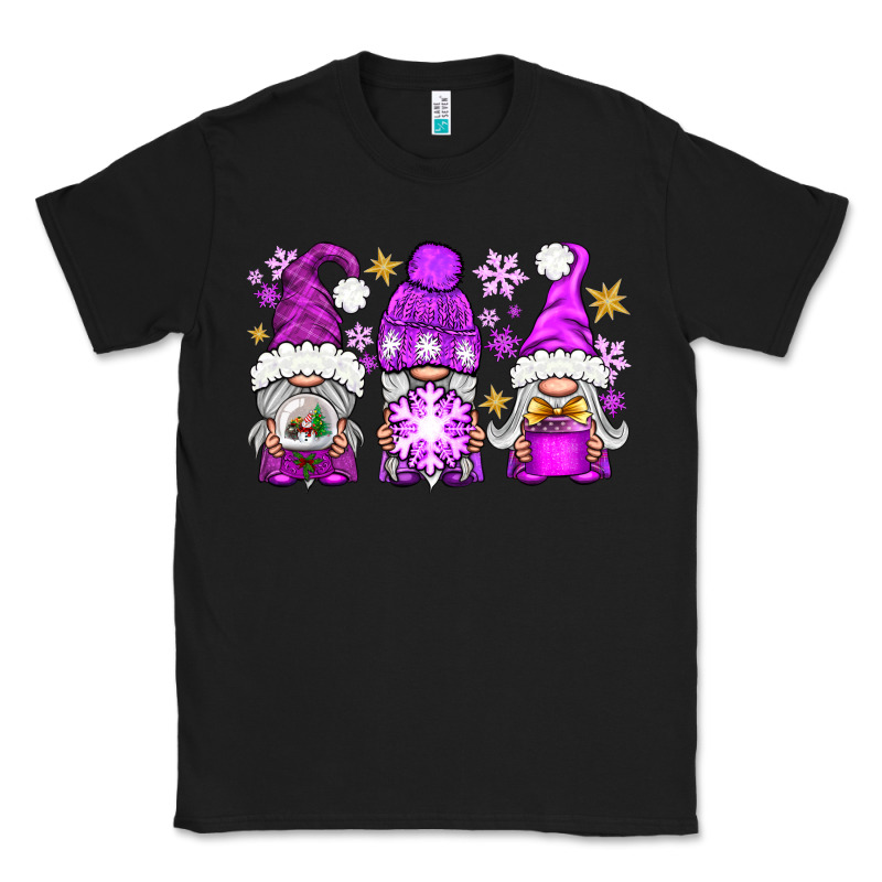 Purple Winter Gnomies Classic Tee by NancyCooperArtShop | Teevron